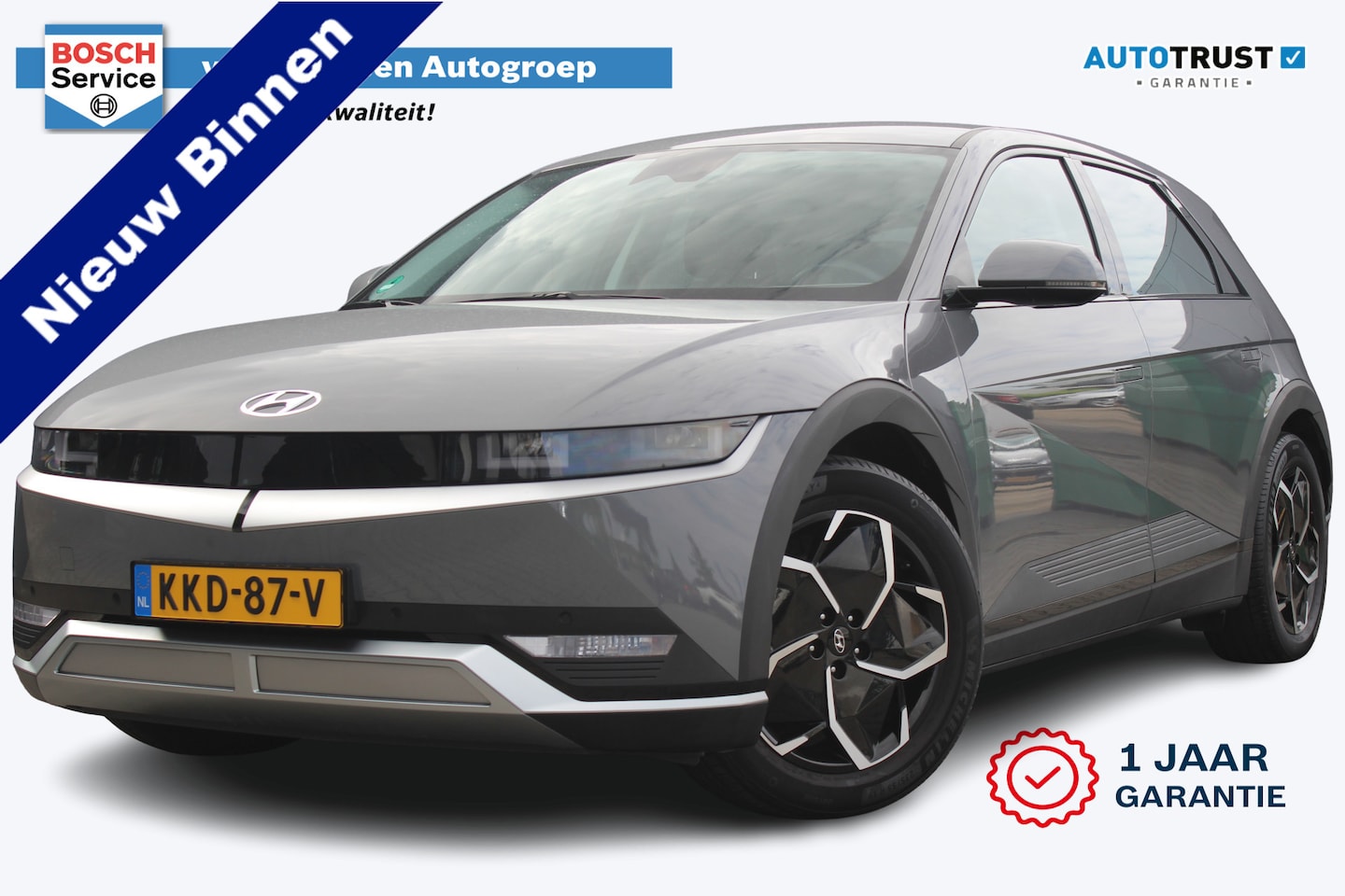 Hyundai IONIQ 5 - Connect AWD 77.4 kWh | Incl. 12 Maanden garantie | Trekhaak | Adaptieve Cruise | Climate C - AutoWereld.nl