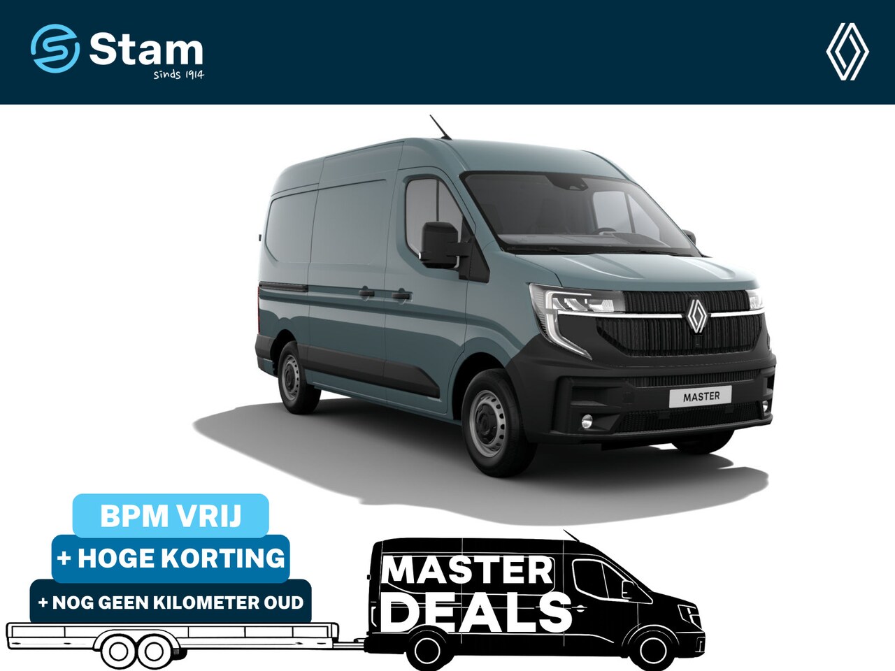 Renault Master - T35 2.0 dCi 130 L2H2 Advance Cruise | Trekhaak - AutoWereld.nl