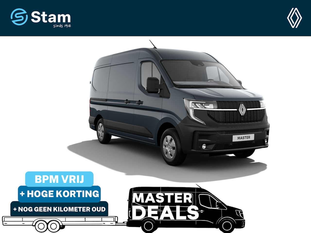 Renault Master - T35 2.0 dCi 170 L2H2 Extra Cruise | Navi | Trekhaak | Schuifdeur Link en Rechts - AutoWereld.nl
