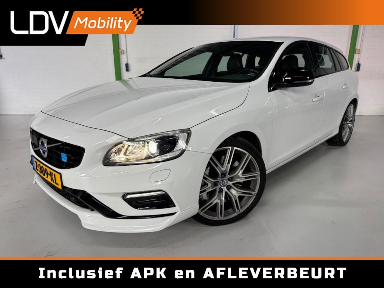 Volvo V60 - T6 AWD POLESTAR 367PK / ACC /123.730 km / Volledige onderhoudshistorie met ingevulde boekj - AutoWereld.nl