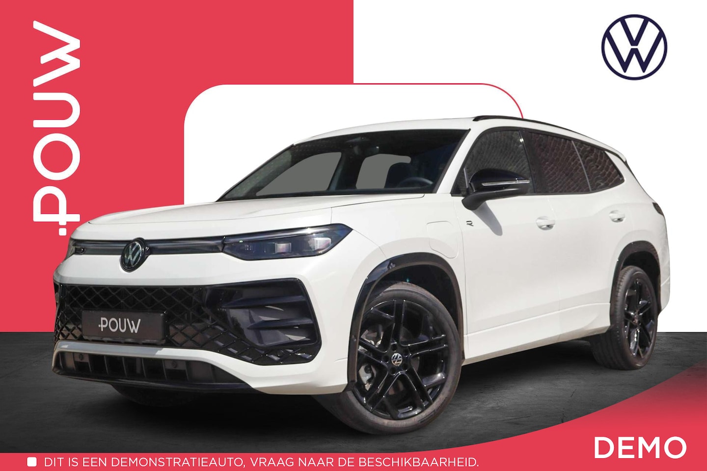 Volkswagen Tayron - 1.5 eHybrid 204pk R-Line Edition | Panoramadak | Trekhaak | Black Style - AutoWereld.nl