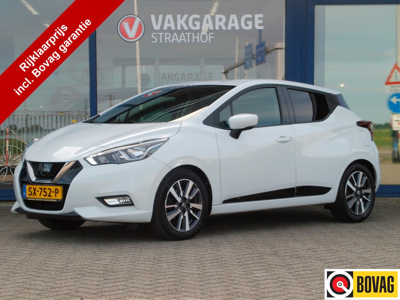 Nissan Micra - 0.9 IG-T Visia+, Afn. trekhaak / Camera + Sensoren / Climate control / 16' LMV - AutoWereld.nl