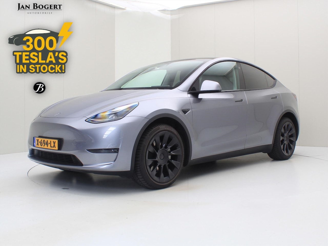 Tesla Model Y - Long Range 351pk AWD 93% SoH [ TREKHAAK+FSD+QUICKSILVER+20 INCH+WARMTEPOMP+533KM WLTP+PREM - AutoWereld.nl