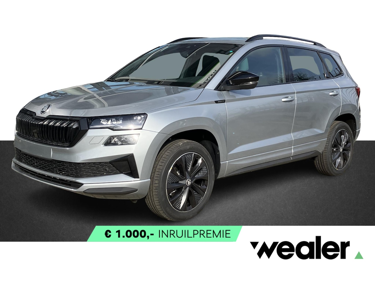 Skoda Karoq - Sportline Ultimate 1.5 TSI 150 PK DSG | Automaat | Trekhaak | Panoramadak | Led Matrix ver - AutoWereld.nl