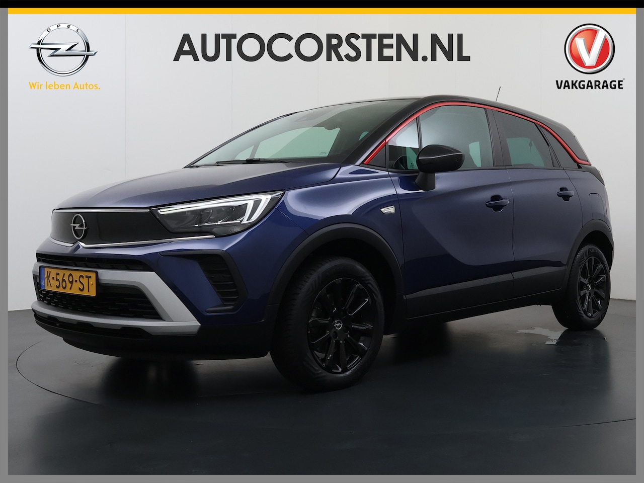 Opel Crossland - 1.2 Turbo GS Line Navi 360°Camera Trekhaak AGR-Comfort Stoel Android Auto Apple Carplay Cr - AutoWereld.nl