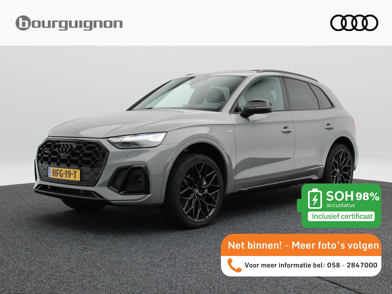 Audi Q5 - 55 TFSi 367 Pk e quattro Competition | Stoelverwarming | Panoramadak | Trekhaak | Matrix L - AutoWereld.nl
