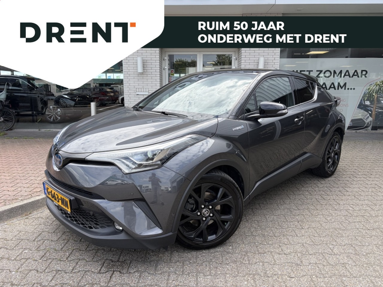 Toyota C-HR - 1.8 Hybrid Bi-Tone | Premium Pack | JBL | Afneembare Trekhaak | - AutoWereld.nl