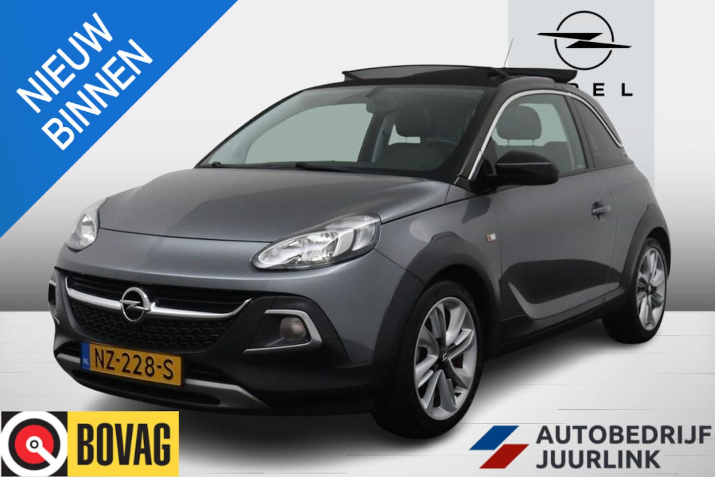 Opel ADAM - 1.0 Turbo Rocks Cruise/Climat/Elec. vouwdak /Opendak/LM velgen 17 inch - AutoWereld.nl