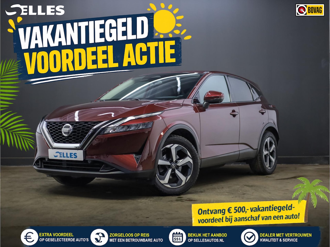 Nissan Qashqai - 1.3 MHEV Xtronic 4WD N-Connecta | Trekhaak - AutoWereld.nl