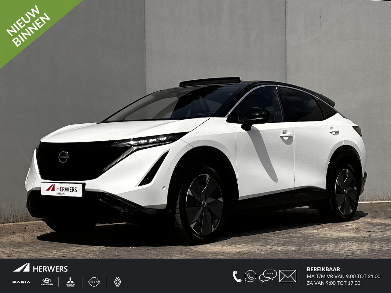 Nissan Ariya - Evolve 91 kWh Dealer onderhouden / Accu SoH 99 % / Panorama schuifdak / HUD / Navigatie / - AutoWereld.nl