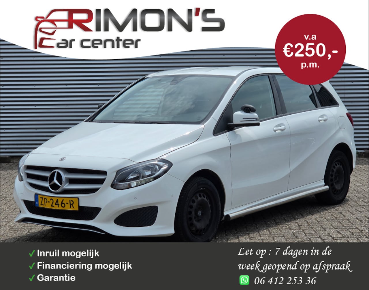 Mercedes-Benz B-klasse - 220 d Ambition Dealer Onderhouden 1 Ste Eigenaar - AutoWereld.nl