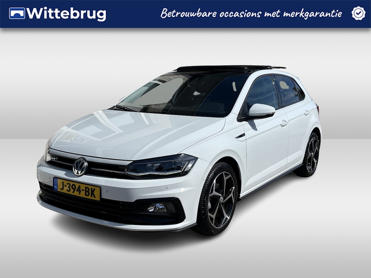 Volkswagen Polo - 1.0 TSI 2x R-Line / AUTOMAAT/ PANO/ FULL-LED/ PARK.SENSOREN V+A/ ACC/ RIJ-MODI/ APP-CONNEC - AutoWereld.nl
