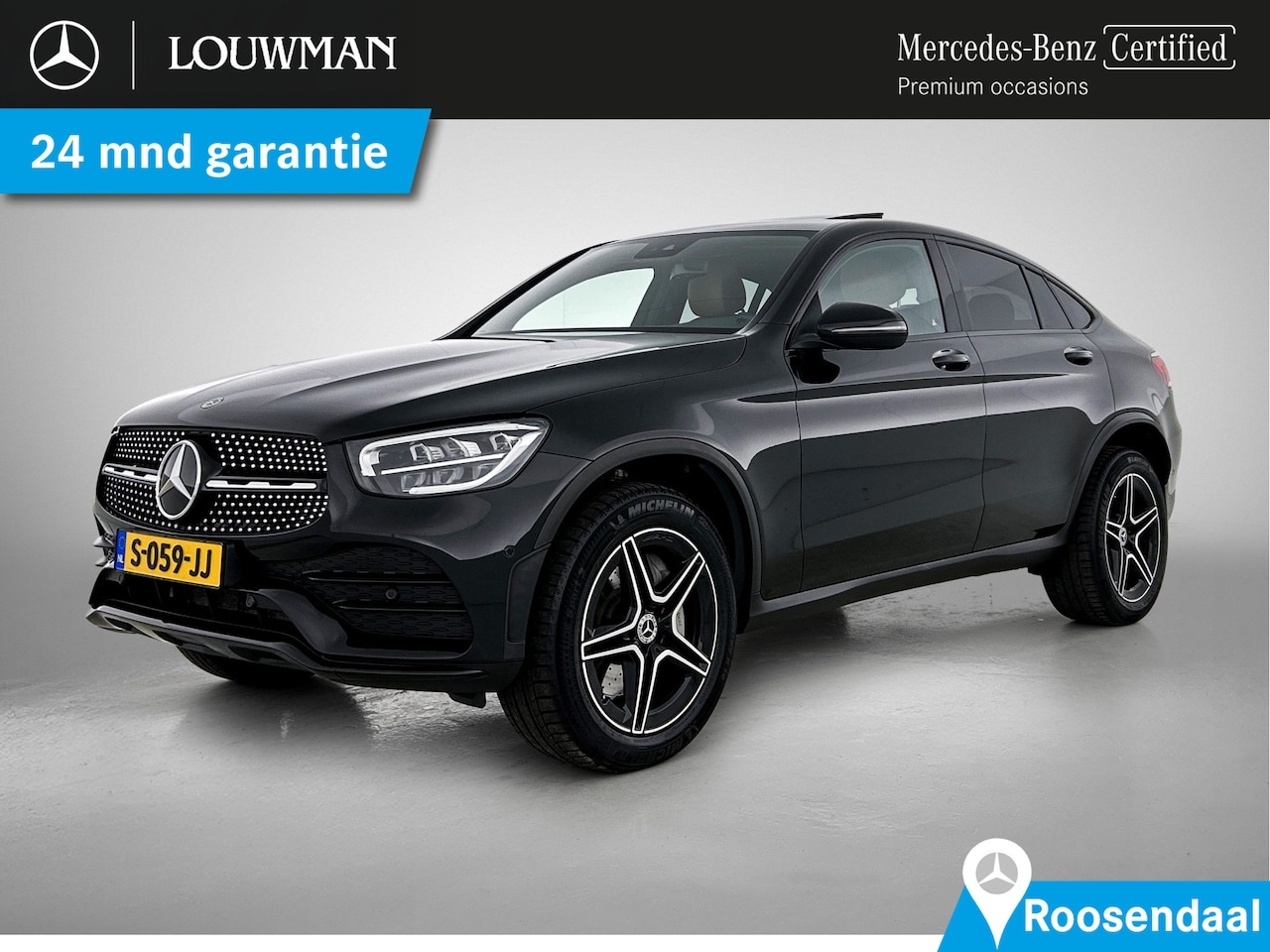 Mercedes-Benz GLC-klasse Coupé - 300e AMG Nightpakket | Schuif-Kanteldak | Trekhaak | Zadelbruin Interieur | Sfeerverlichti - AutoWereld.nl
