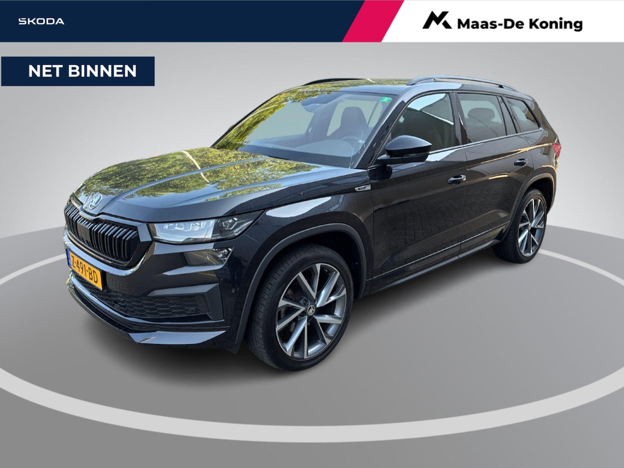 Skoda Kodiaq - 1.5 TSI 150pk DSG Sportline Business · Camera · Apple/Android Car Play · Navigatie · Elek. - AutoWereld.nl