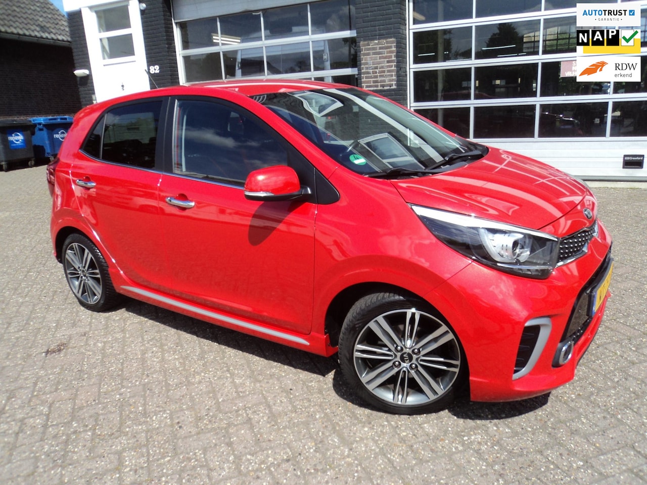 Kia Picanto - 1.2 CVVT GT-Line Cruise Navi Camera Stoel/Stuur verwarming - AutoWereld.nl