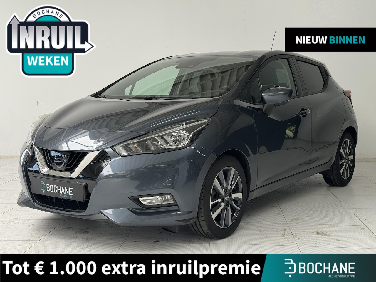 Nissan Micra - 0.9 IG-T N-Connecta | Navigatie | Climate Control | Lichtmetalen Velgen 16" | Cruise Contr - AutoWereld.nl