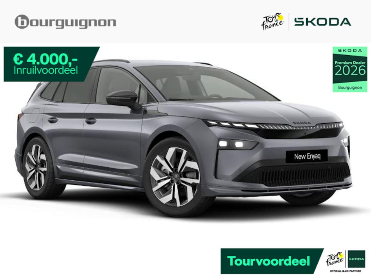 Skoda Enyaq iV - Sportline Tour Edition 85 | 286 PK | Trekhaak | 360 camera | Head-up Display | Canton audi - AutoWereld.nl