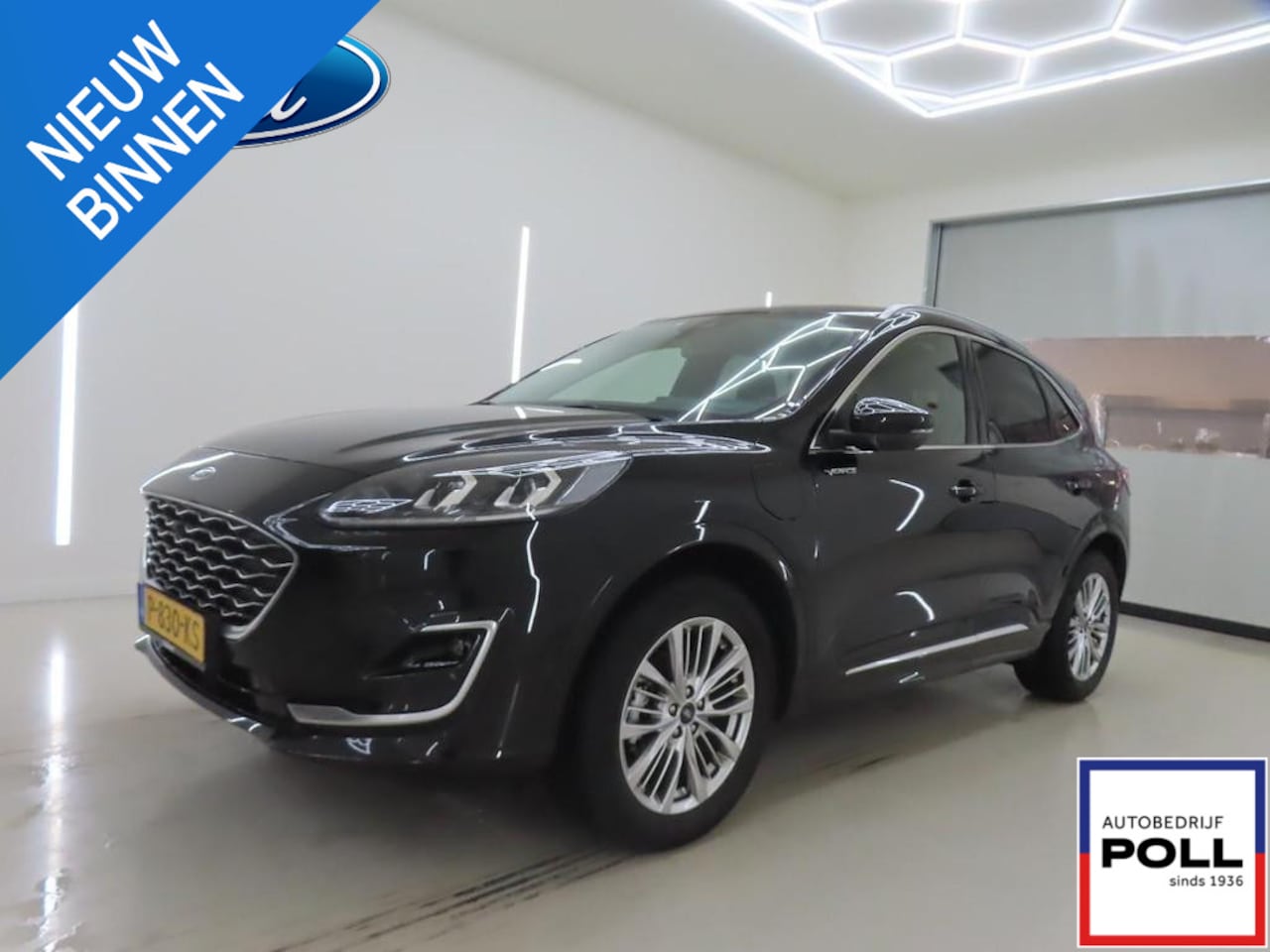 Ford Kuga - 2.5 PHEV Vignale Trekhaak Leer Memory Adap. Cruise Camera Winter Dodehoek Parking pack El. - AutoWereld.nl