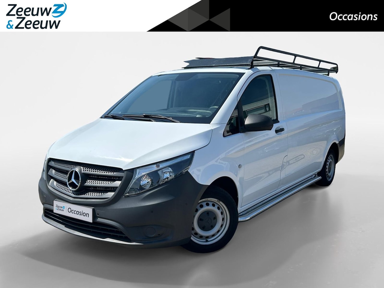 Mercedes-Benz Vito - 116 CDI Extra Lang (L3) L3 165 pk | Imperiaal | Treeplanken | Trekhaak | 3-zits | Camera - AutoWereld.nl