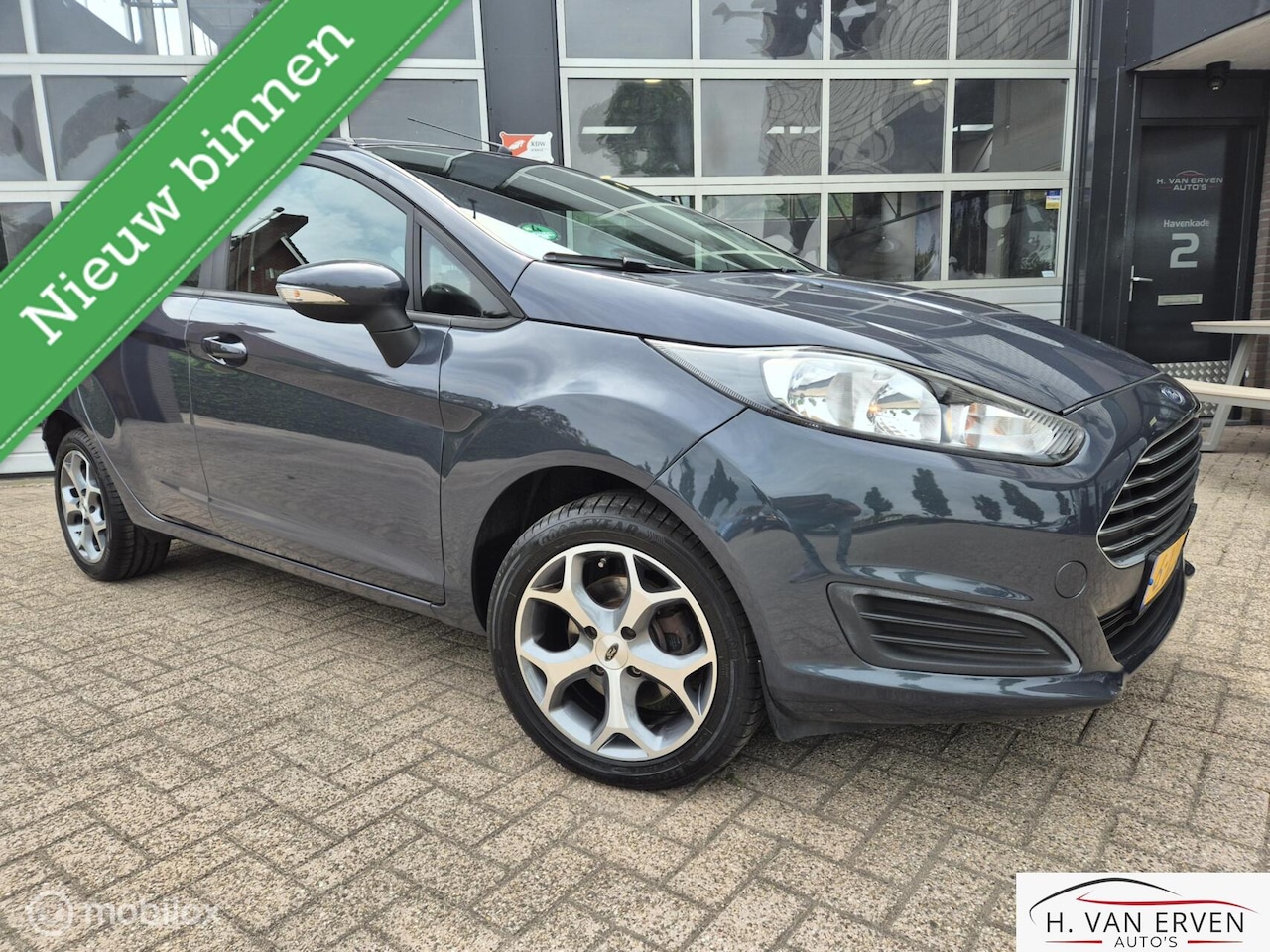 Ford Fiesta - 1.0 Style NIEUWE D-RIEM! AIRCO NAVI 15" - AutoWereld.nl