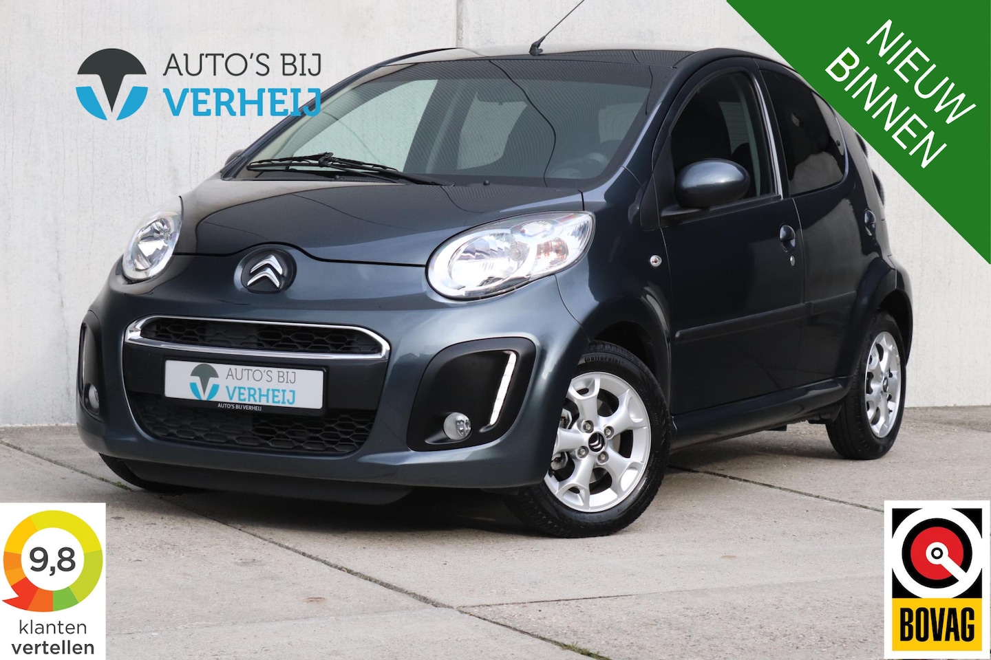 Citroën C1 - 1.0 Exclusive / 5-DRS / AIRCO / LM VELGEN / WEINIG KM!! - AutoWereld.nl