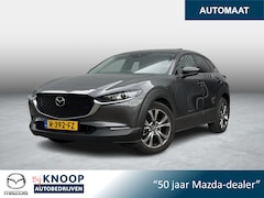 Mazda CX-30 - 2.0 e-SkyActiv-X M Hybrid Luxury Sunroof met i-activsense | Tekhaak | 360 camera | Leder |