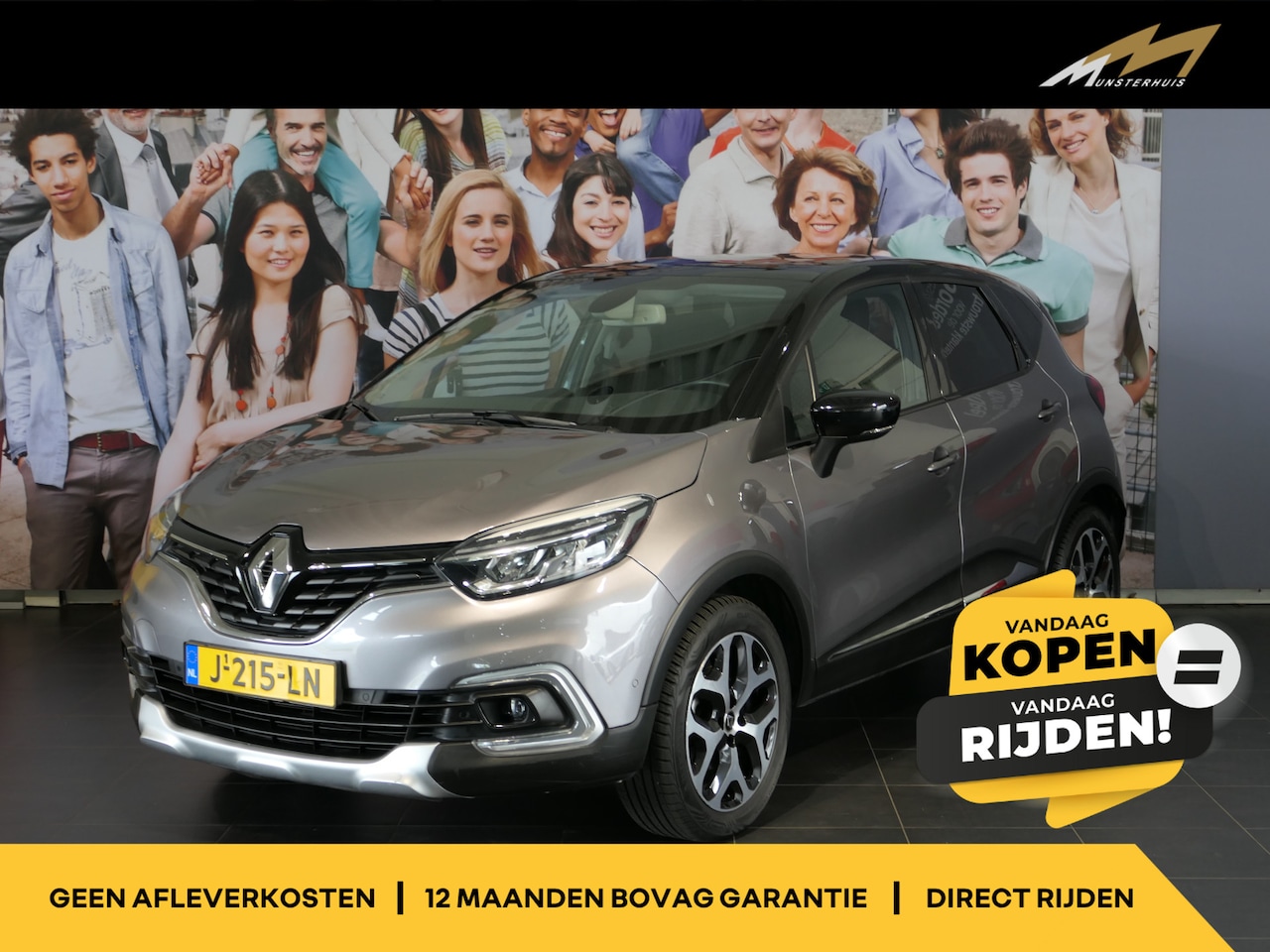Renault Captur - 1.3 TCe Intens - Panoramadak! - Parkeerassistent - Camera - Sensor v+a - AutoWereld.nl