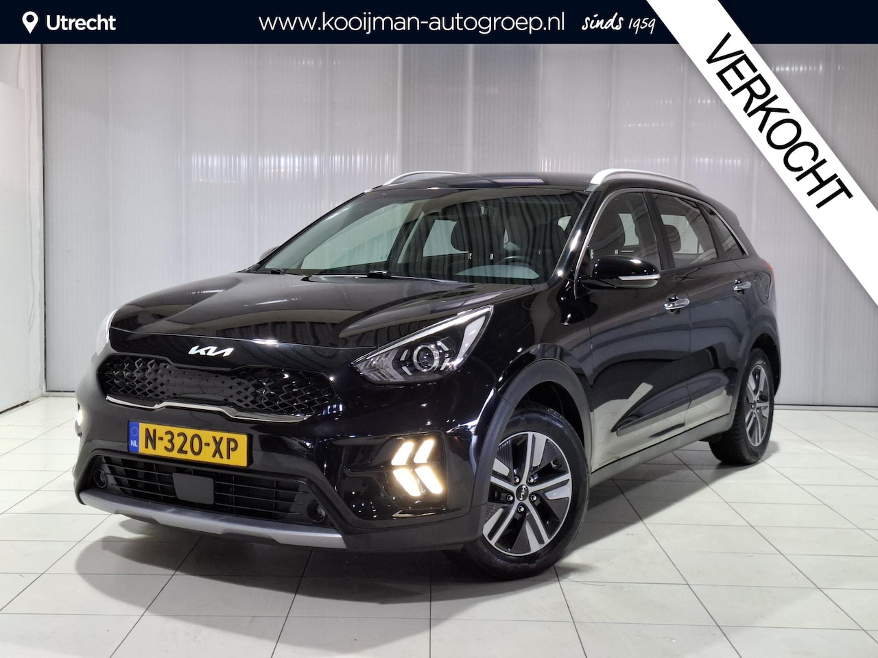 Kia Niro - 1.6 GDi Hybrid DynamicLine Apple Carplay/Android Auto, Navigatie, Camera. - AutoWereld.nl