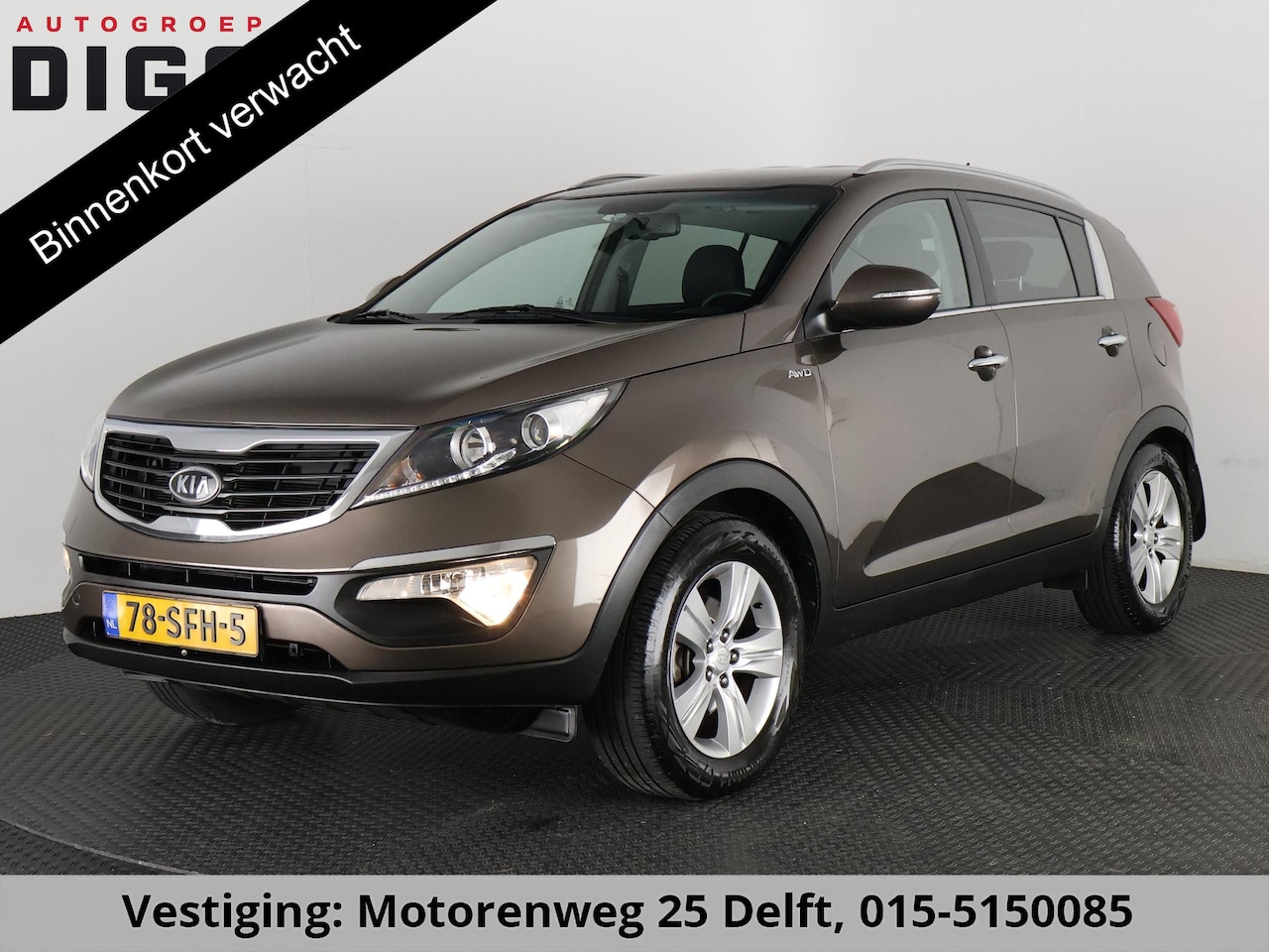 Kia Sportage - 2.0 X-EXCUTIVE 4WD PLUS PACK AUTOMAAT 1600 KG TREKKEN.LEDER.PDC.LMV. GOED ONDERHOUDEN - AutoWereld.nl