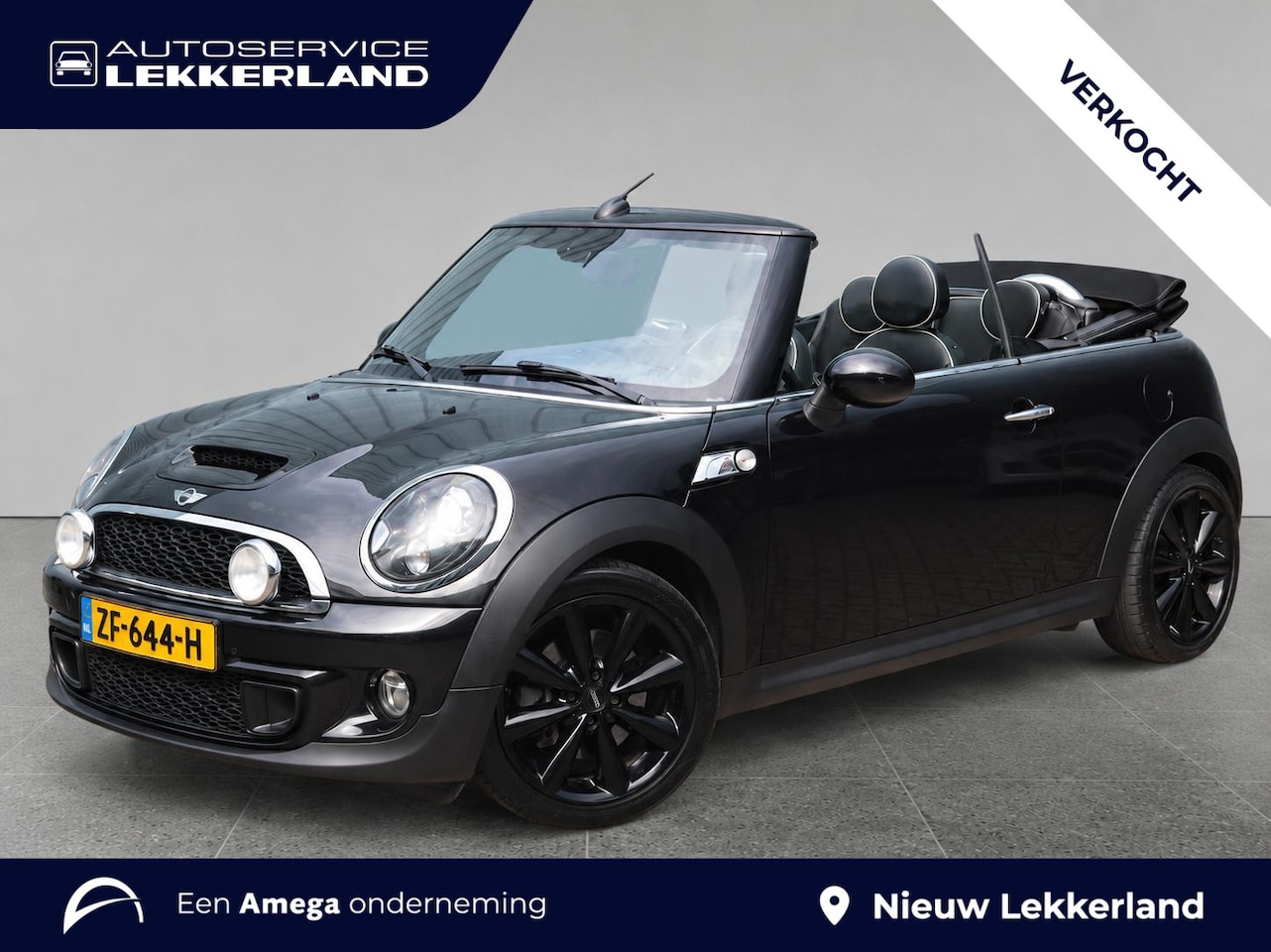 MINI Cabrio - Cooper S 1.6 Turbo 184pk | NAVI | LEDER | CLIMA | STOELVERW. | HARMAN KARDON AUDIO | - AutoWereld.nl