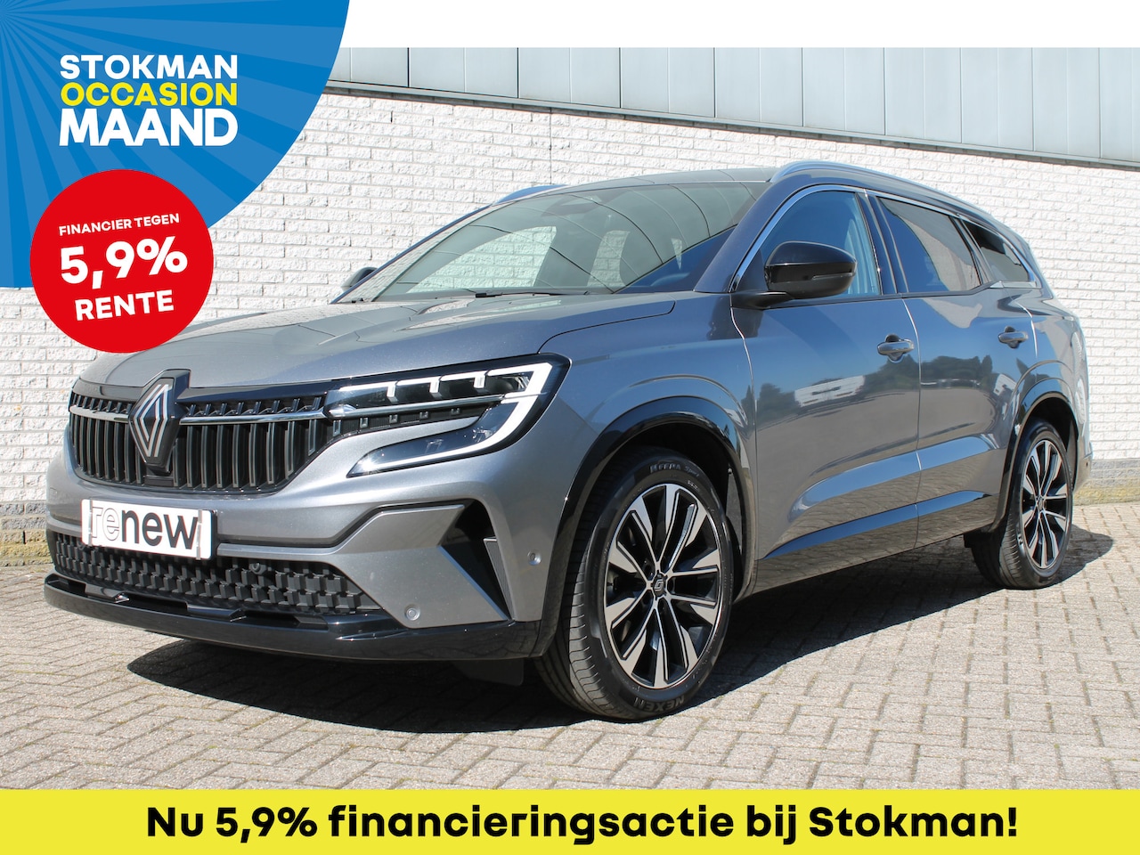 Renault Espace - E-Tech full hybrid 200 techno 7p. | 7-persoons | Google navigatie | elektrische achterklep - AutoWereld.nl