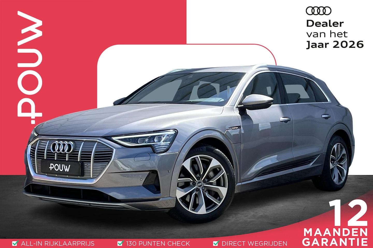 Audi e-tron - 50 313pk quattro Business edition 71 kWh | SoH 93,6% | Trekhaak | Luchtvering | Navigatie - AutoWereld.nl