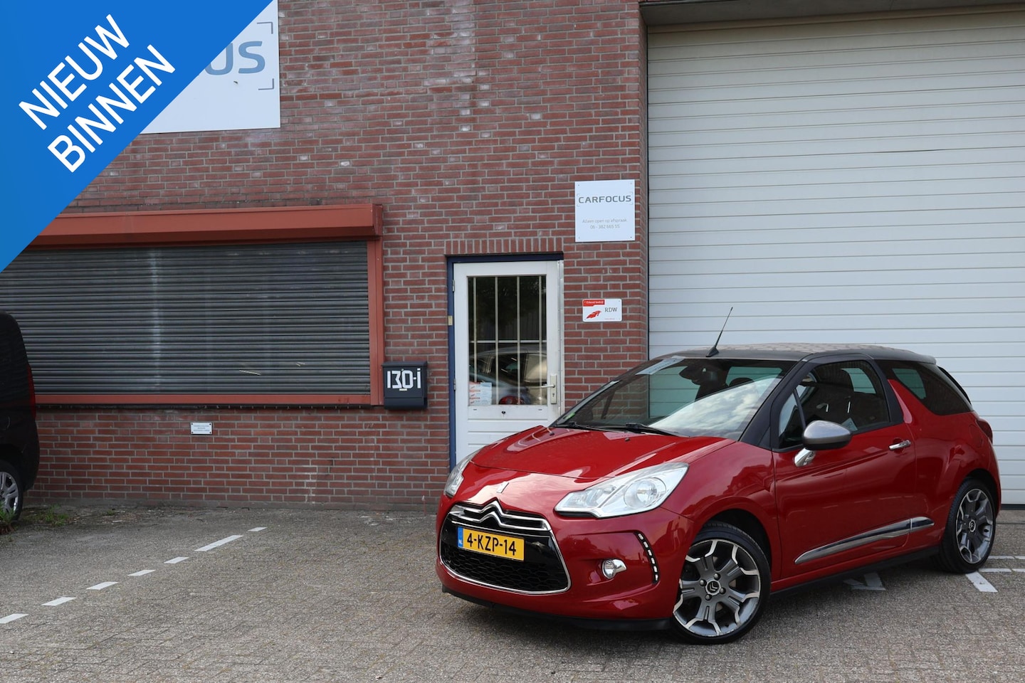 Citroën DS3 Cabrio - 1.6 THP Sport Chic NAP 3e eigenaar Cruise APK Airco - AutoWereld.nl