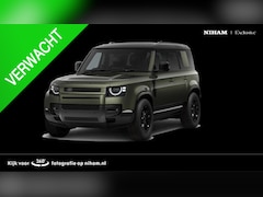 Land Rover Defender 110 - 2.0 P300e 110 X-Dynamic SE WOOLSTONE METALLIC|PANO DAK|TREKHAAK|20"LM VELGEN|COLD CLIMATE