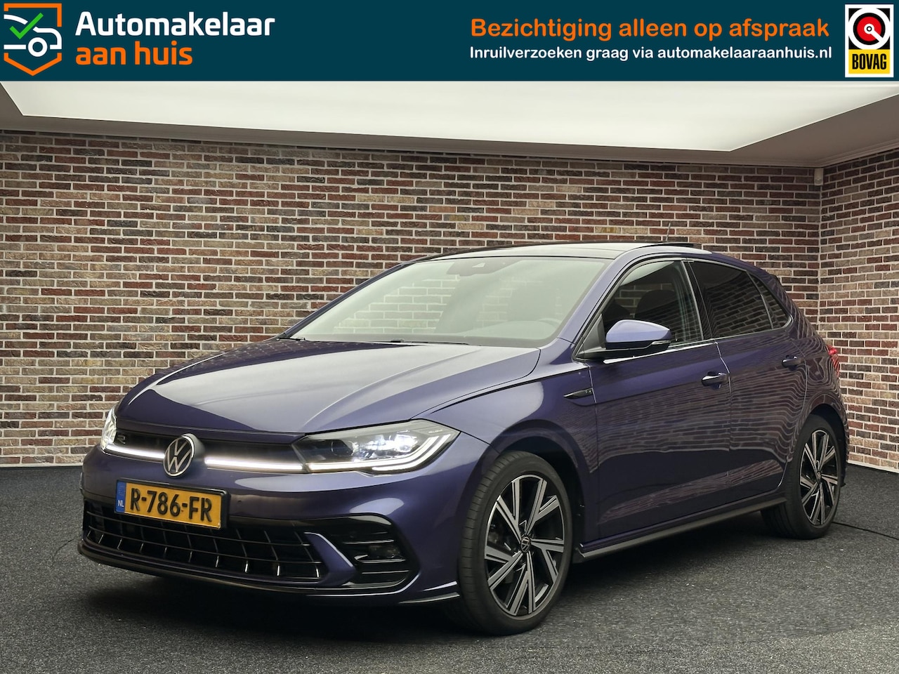 Volkswagen Polo - 1.0 TSI R-Line Business | Dak| Keyless| IQ Light| Adaptive cruise| - AutoWereld.nl