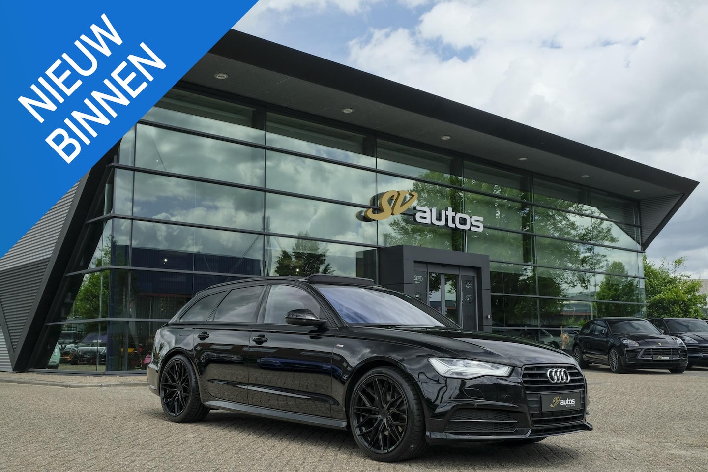 Audi A6 Avant - 1.8 TFSI 190pk S-Line Panoramadak Black edition Trekhaak Sportstoelen 20" LMV - AutoWereld.nl