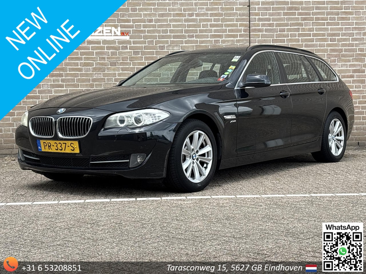 BMW 5-serie Touring - 530xd High Executive | Leder | Climate | Cruise | Navi | PDC | Stoelverwarming | - AutoWereld.nl