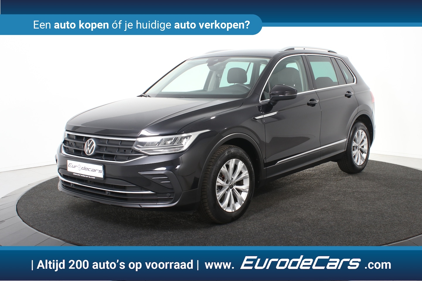 Volkswagen Tiguan - 1.5 TSI Highline *1ste Eigenaar*Leer*Stoelverwarming*Memory* - AutoWereld.nl
