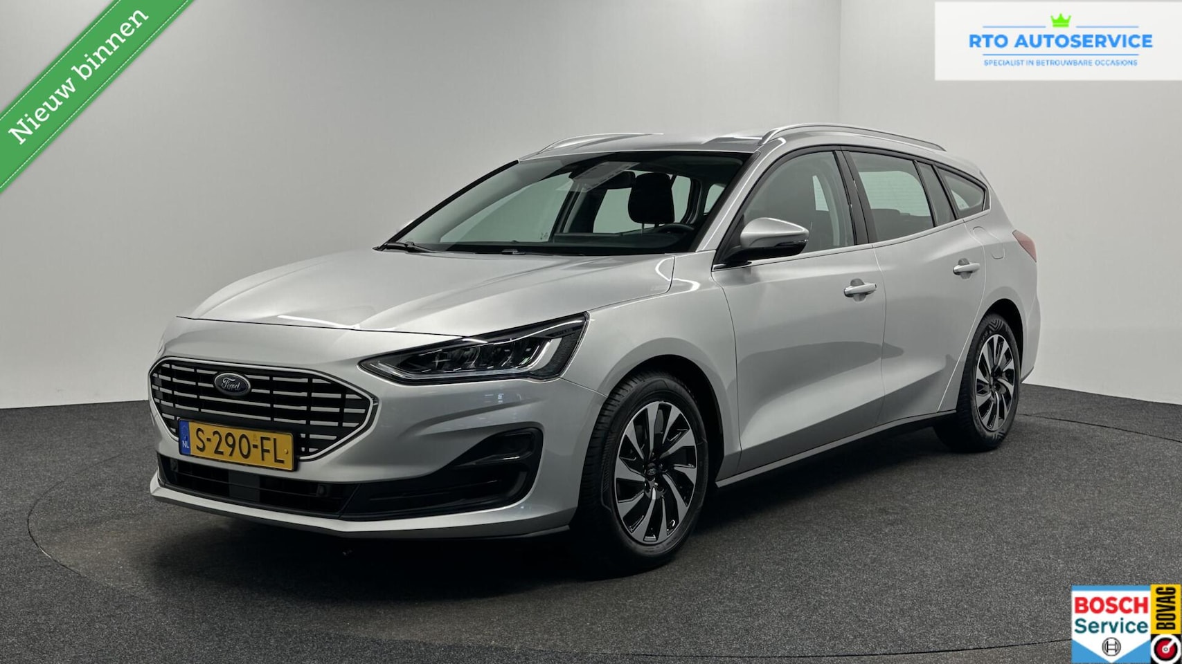 Ford Focus Wagon - 1.0 EcoBoost Hybrid Titanium X Business CARPLAY NAVI ECC CRUISE. - AutoWereld.nl