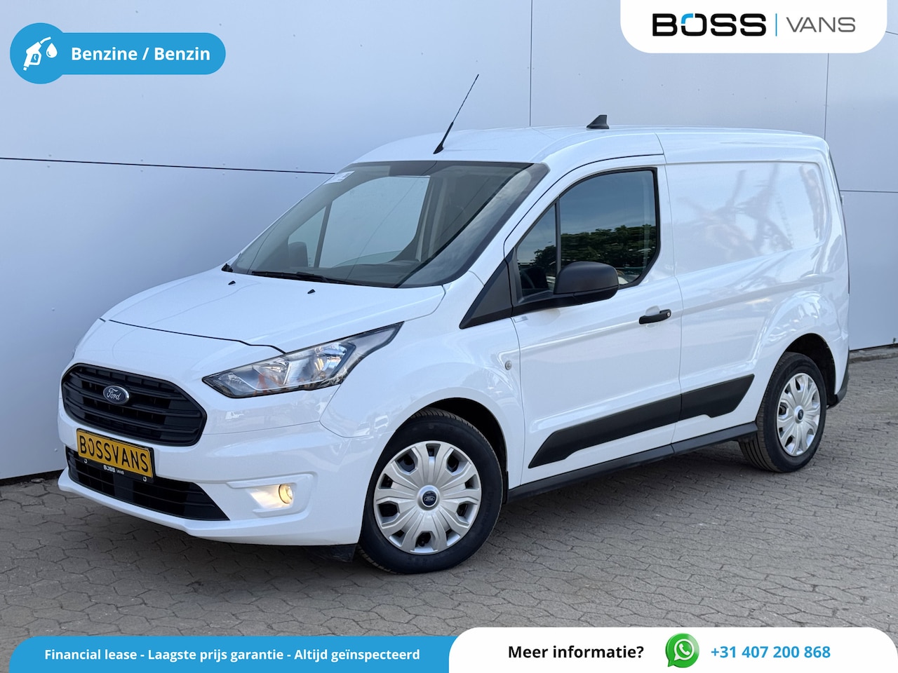 Ford Transit Connect - 1.0 EcoBoost 100PK *Benzine* L1 Airco Cruise Control Euro 6 APK 5-2027 - AutoWereld.nl