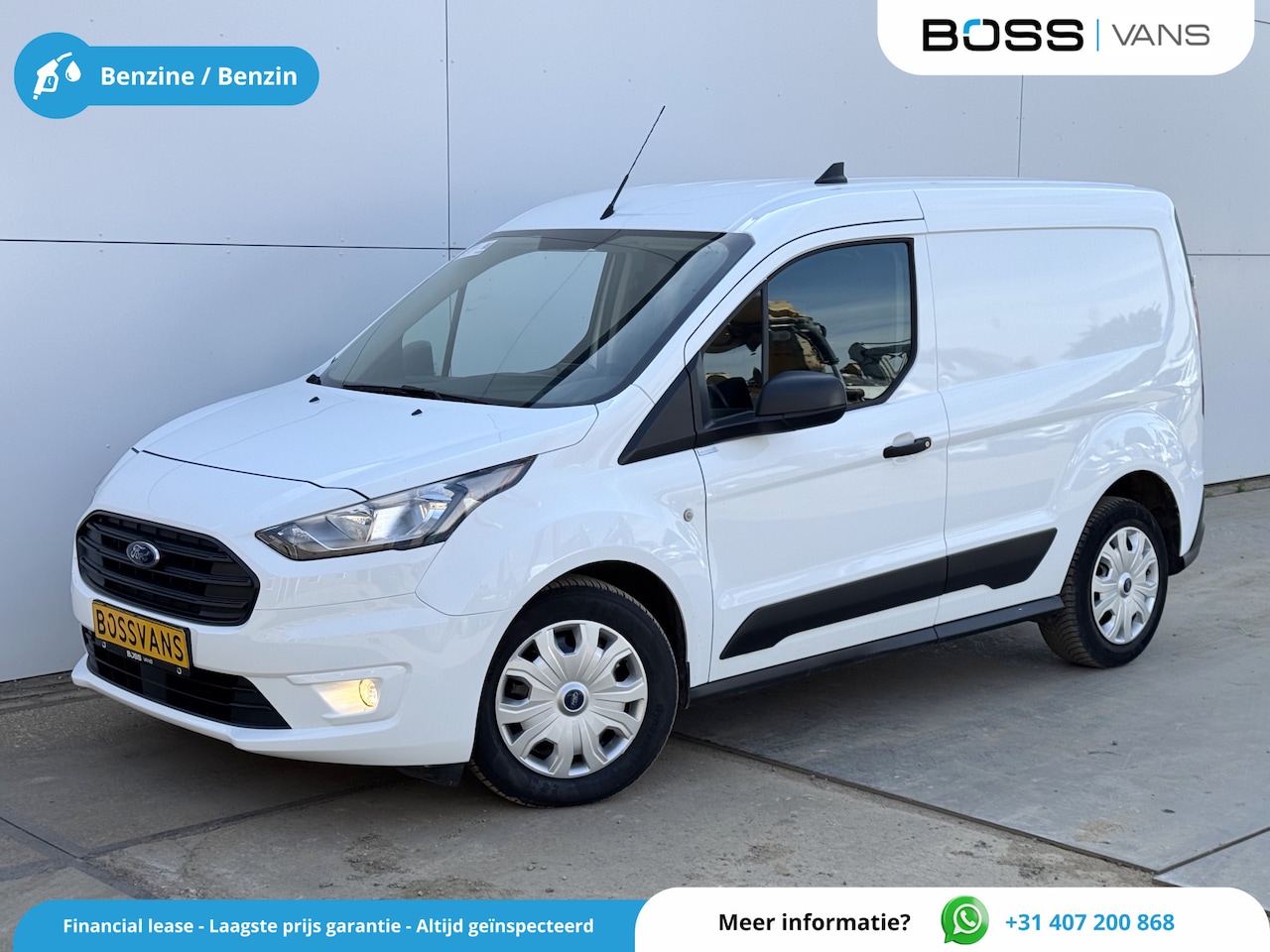 Ford Transit Connect - 1.0 EcoBoost 100PK *Benzine* L1 SYNC Airco Cruise Control Carplay Camera Navigatie Parkeer - AutoWereld.nl