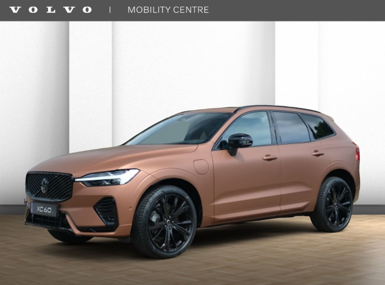 Volvo XC60 - 2.0 T6 AWD + Black Ed. | SPECIAL ED. | Matte bronze | - AutoWereld.nl