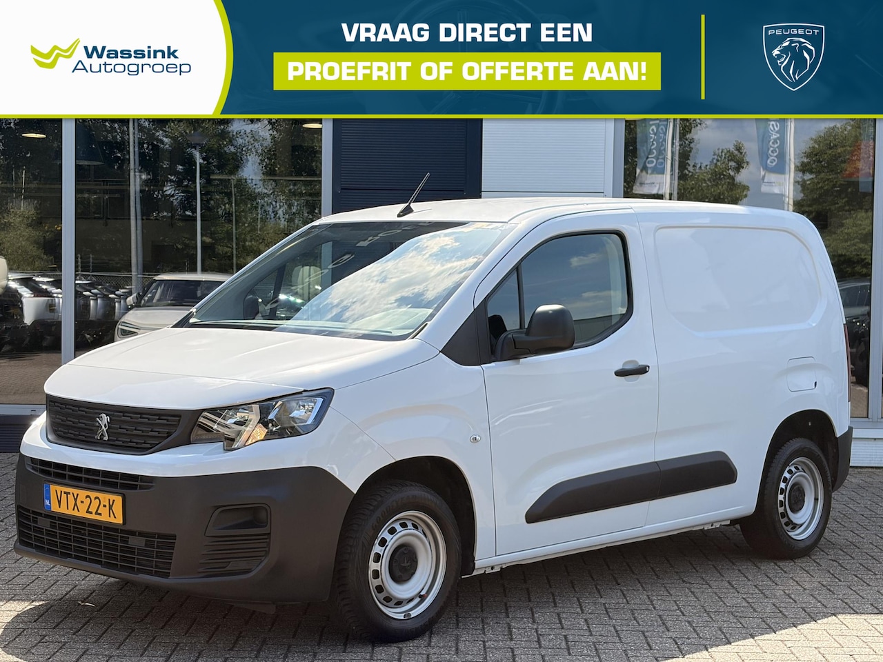 Peugeot Partner - 1.5 BlueHDi 100 S&S L1 | Parkeersensoren | Cruise Control | Apple Carplay & Android Auto | - AutoWereld.nl