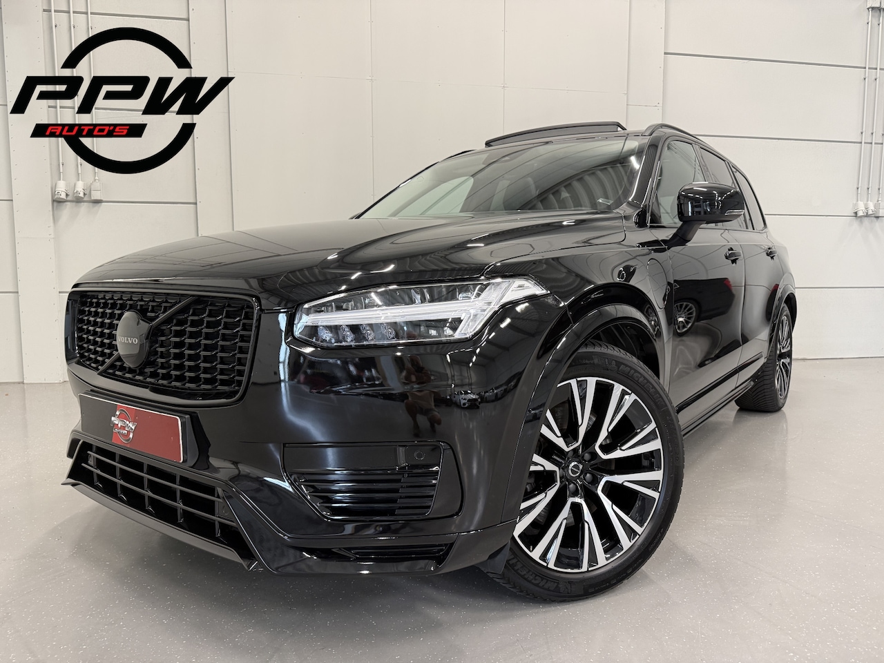 Volvo XC90 - T8 Recharge AWD R-Design PANO/LUCHTVERING/TREKHAAK/H&K/MEMORY/ZWART LEER/GOOGLE/CARPLAY/AC - AutoWereld.nl