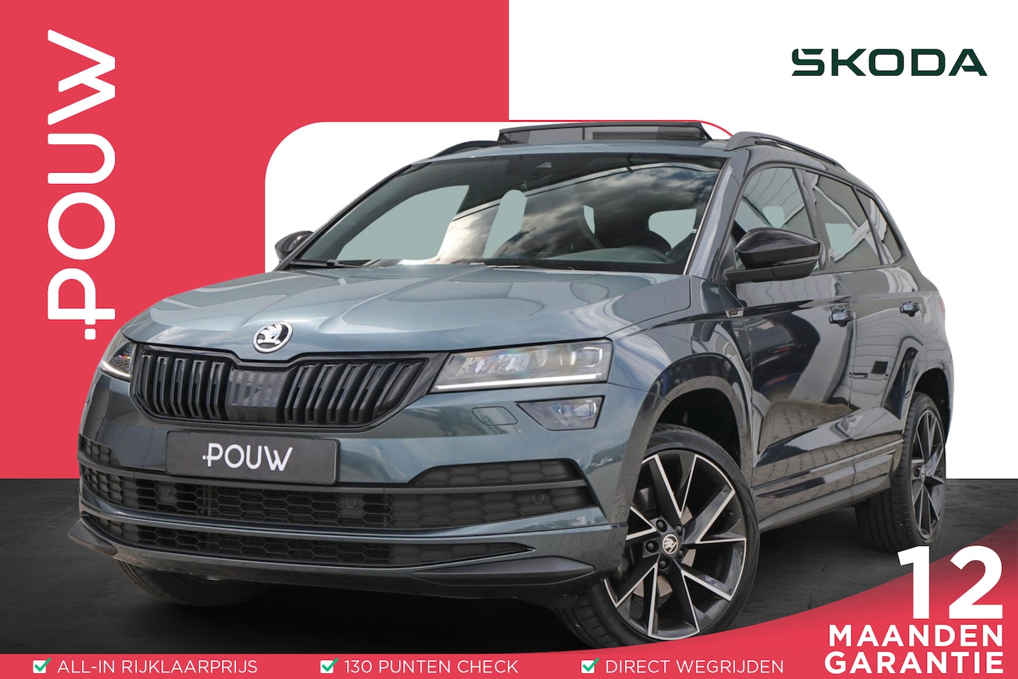 Skoda Karoq - 1.5 TSI 150pk DSG ACT Sportline Business | App Connect | Navigatie | Camera | Adaptive Cru - AutoWereld.nl