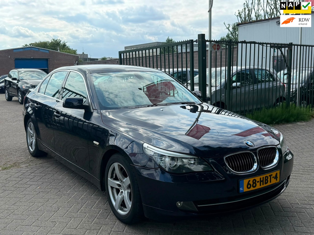 BMW 5-serie - 525i Executive 1e eigenaar dealer onderhouden zeer netjes leerbekeleding stoelverwarming c - AutoWereld.nl