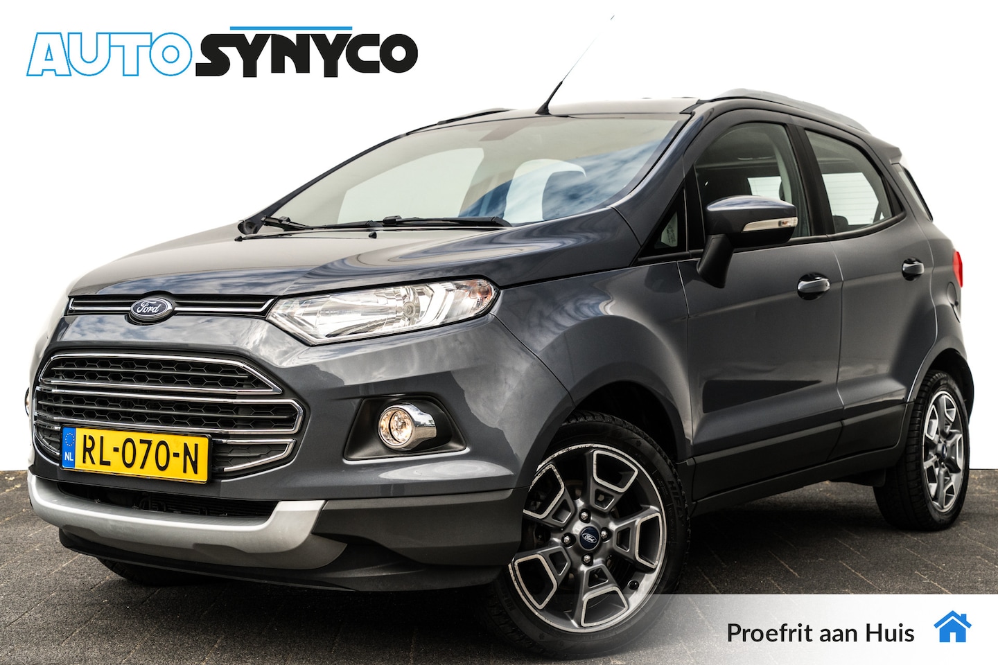 Ford EcoSport - 1.0 125 PK EcoBoost Titanium | Keyless | Climate Control | 85.867 km - AutoWereld.nl