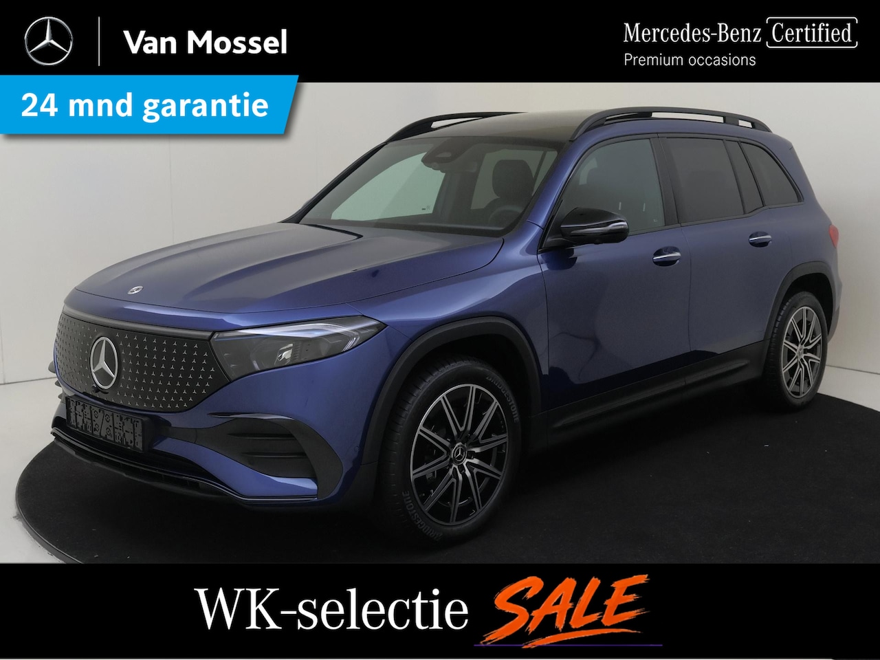 Mercedes-Benz EQB - 250+ Business Solution AMG 7p. 71 kWh / Panoramadak/ Rijassistentiepakket/ 19 inch/ Burmes - AutoWereld.nl