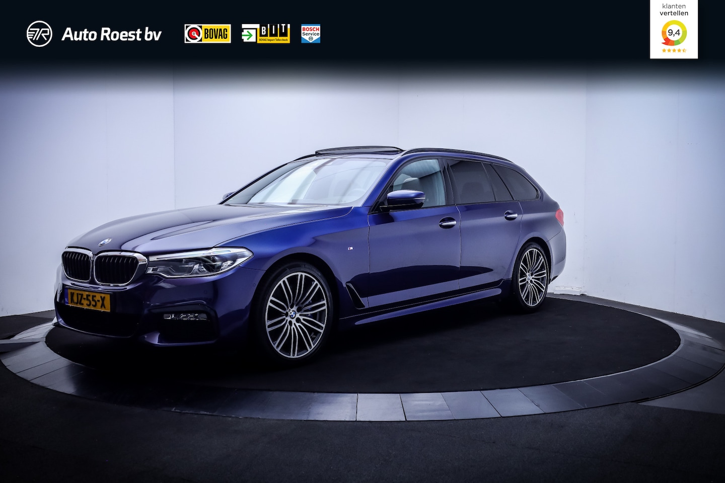 BMW 5-serie Touring - 540iA xDrive M-SPORT 1E EIG! PANO | MEMORY | NAPPA LEDER | STOELVERW | CAMERA | NAVI | ELE - AutoWereld.nl