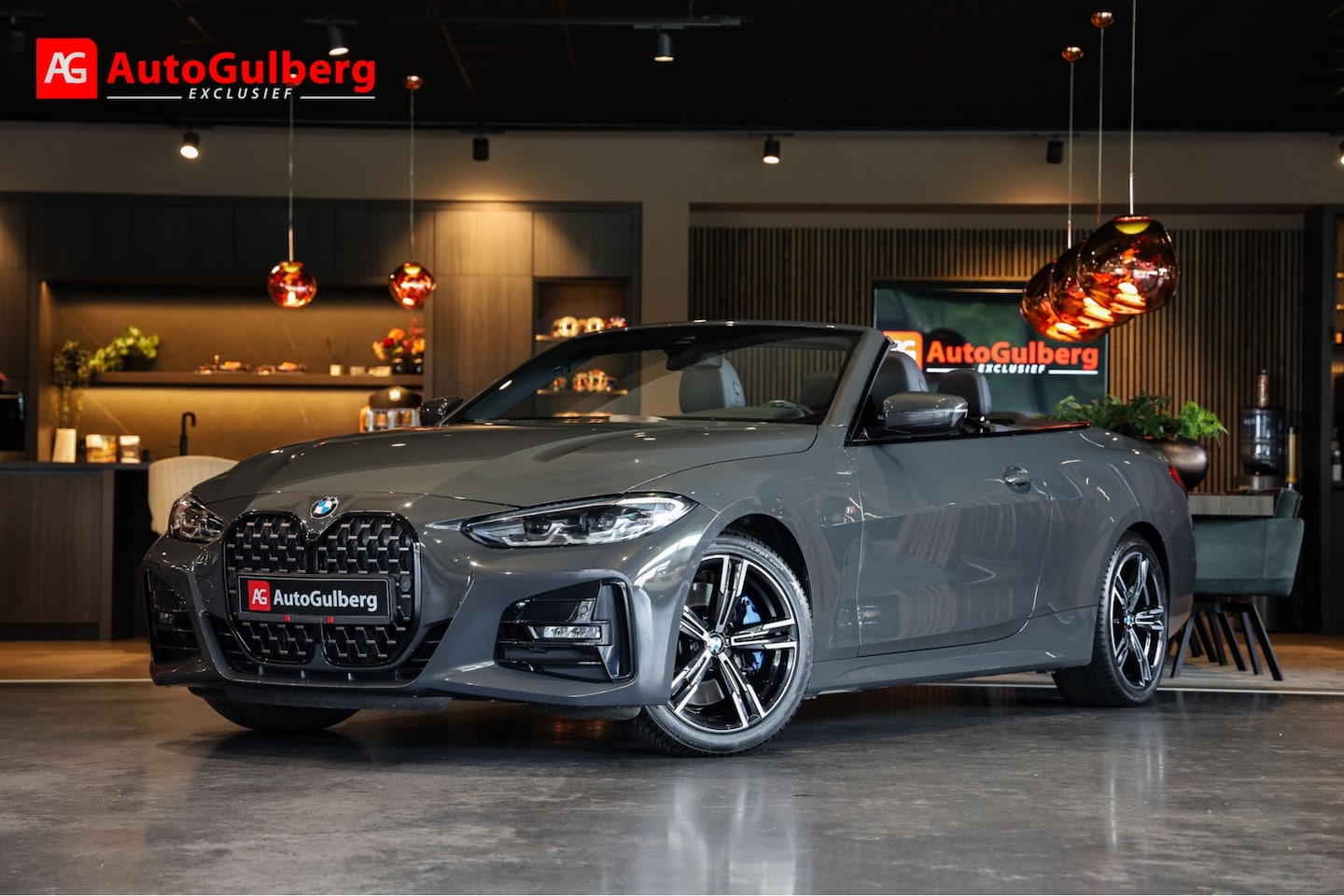 BMW 4-serie Cabrio - 430i High Executive M-Sportpakket Individual Black optic, Sportstoelen Leder, Bmw Live Pro - AutoWereld.nl